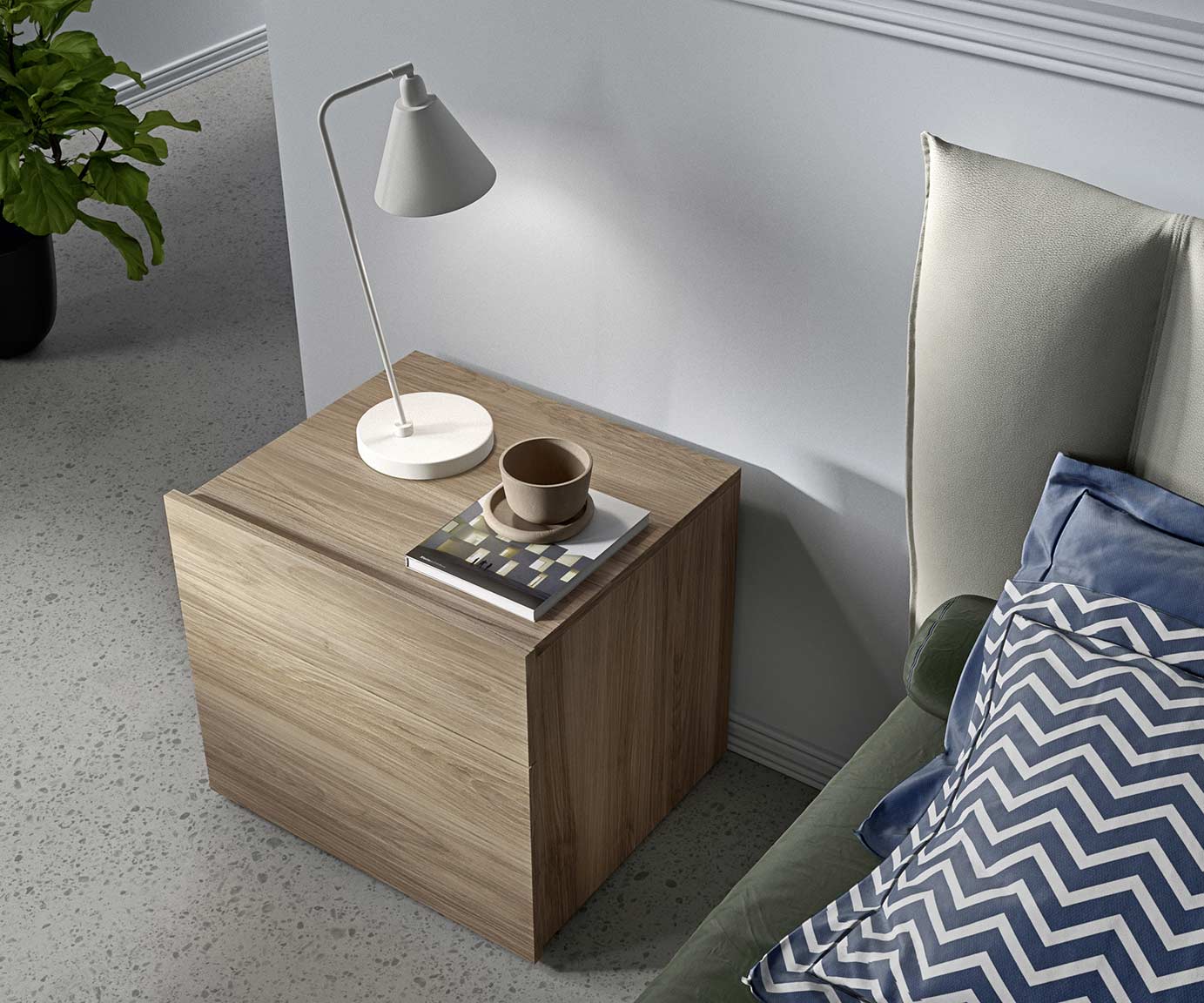 contemporary-style cube bedsides, drawer units and chests 4