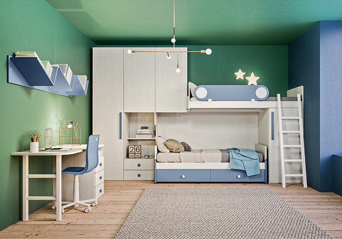 Contemporary Style Childrens Bedrooms Mab Home Furniture